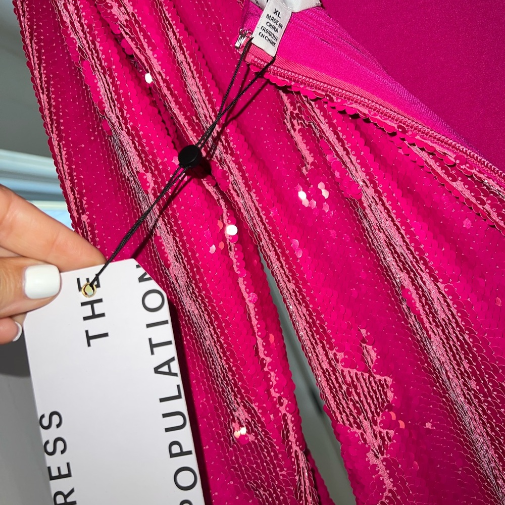 Dress the Population Pink Sequin Dress - Picture 3 of 7